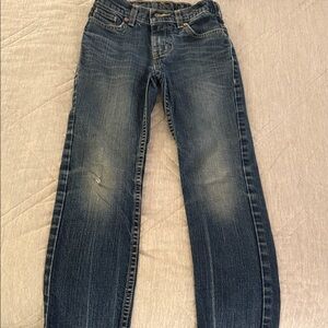 Men's Dark Wash Straight Jeans